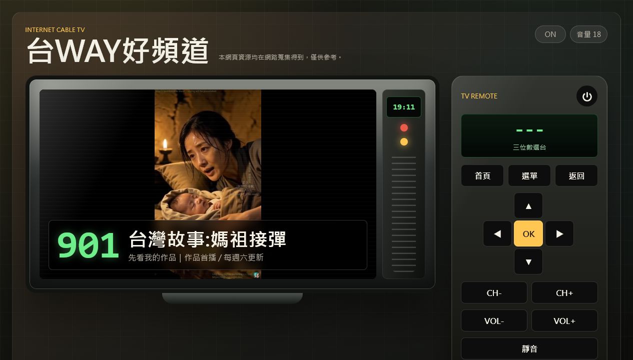 台WAY好頻道網路第四台畫面